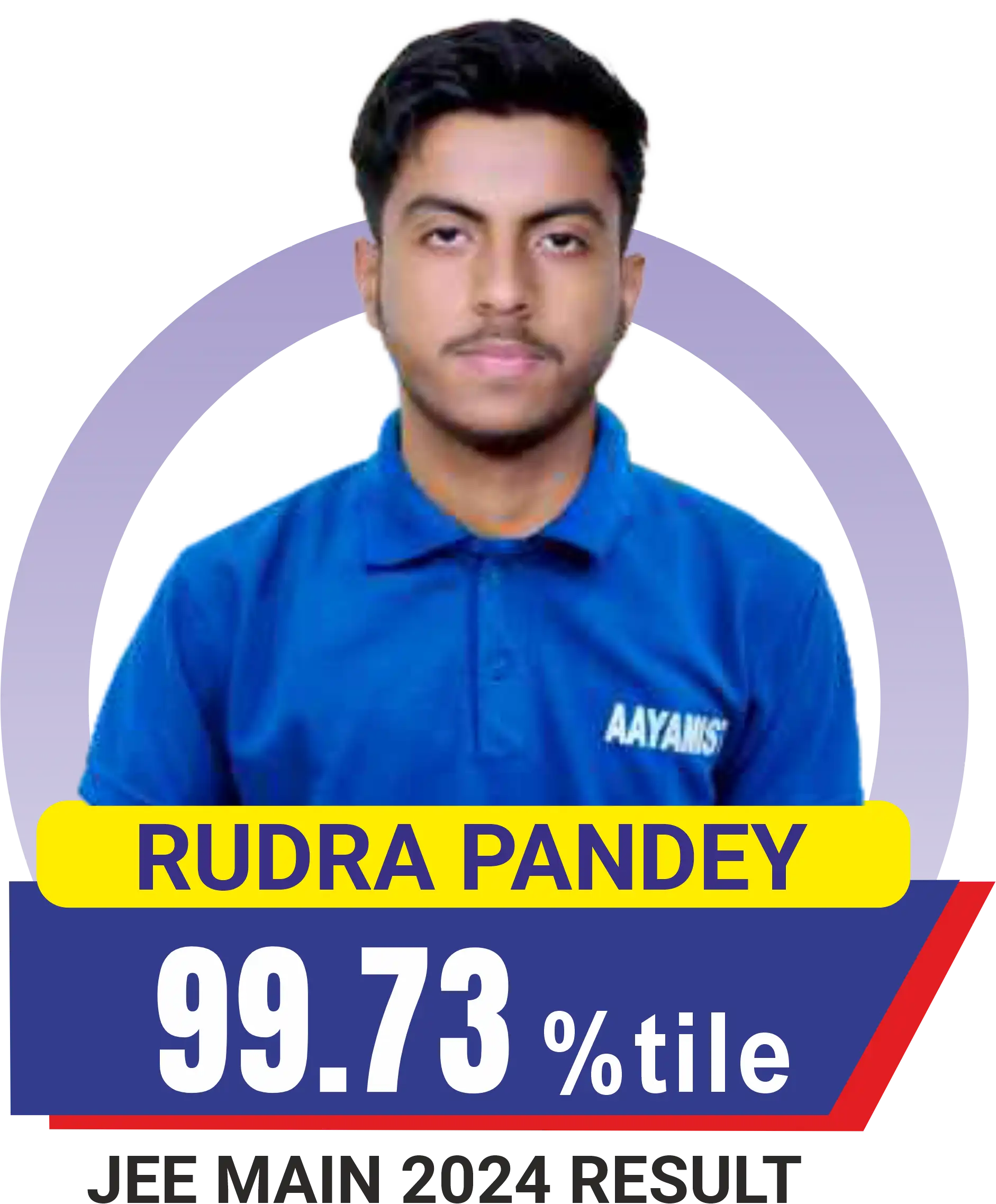 Rudra Pandey, JEE Main 2024, 99.73 percentile